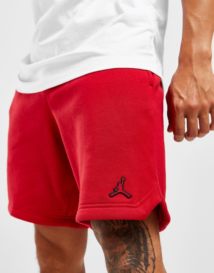 Jordan Esencijalne Kratke Hlače Od Flisa Crvene