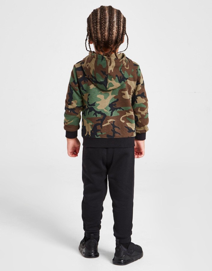 Jordan Essential Full Zip Hoodie Trenirka Infant Black