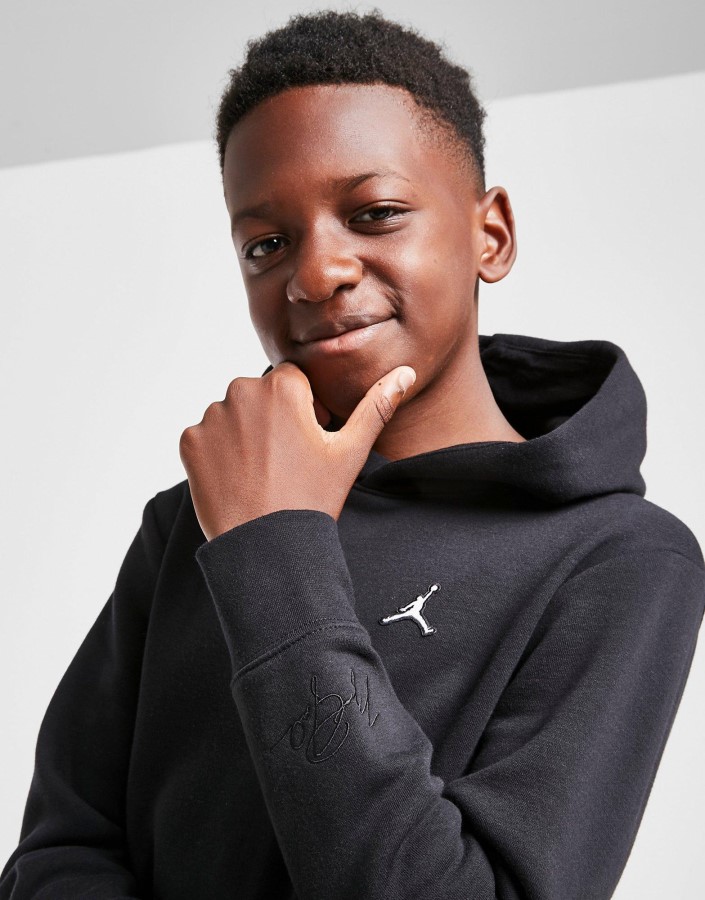 Jordan Esencijalna Majica S Kapuljačom Junior Crna