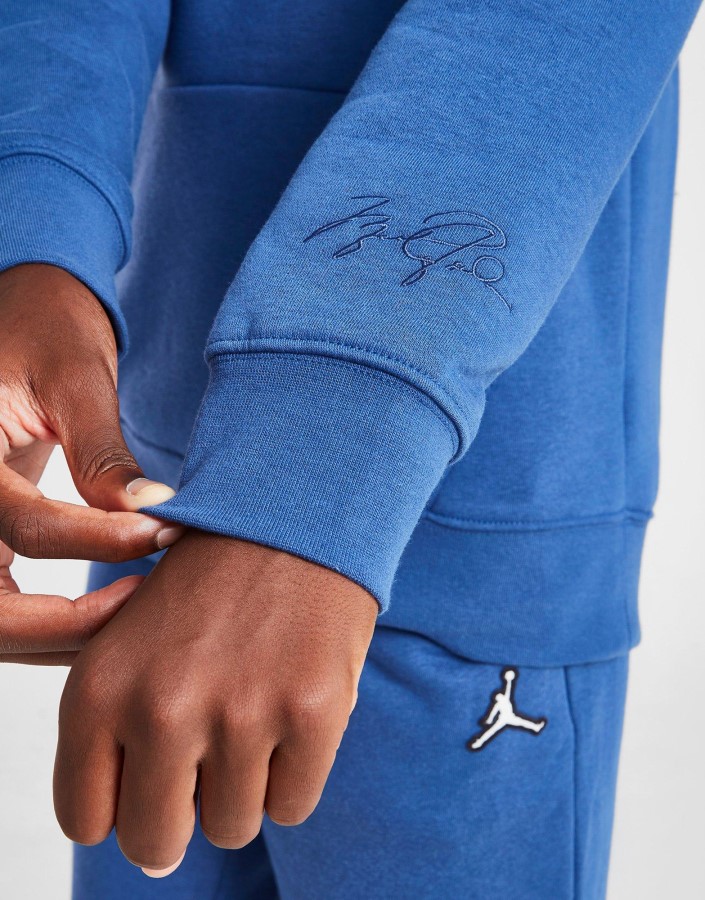 Jordan Esencijalna Majica S Kapuljačom Junior Plava