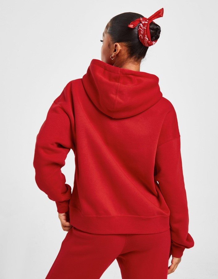 Jordan Esencijalna Majica S Kapuljačom Preko Glave Crvena