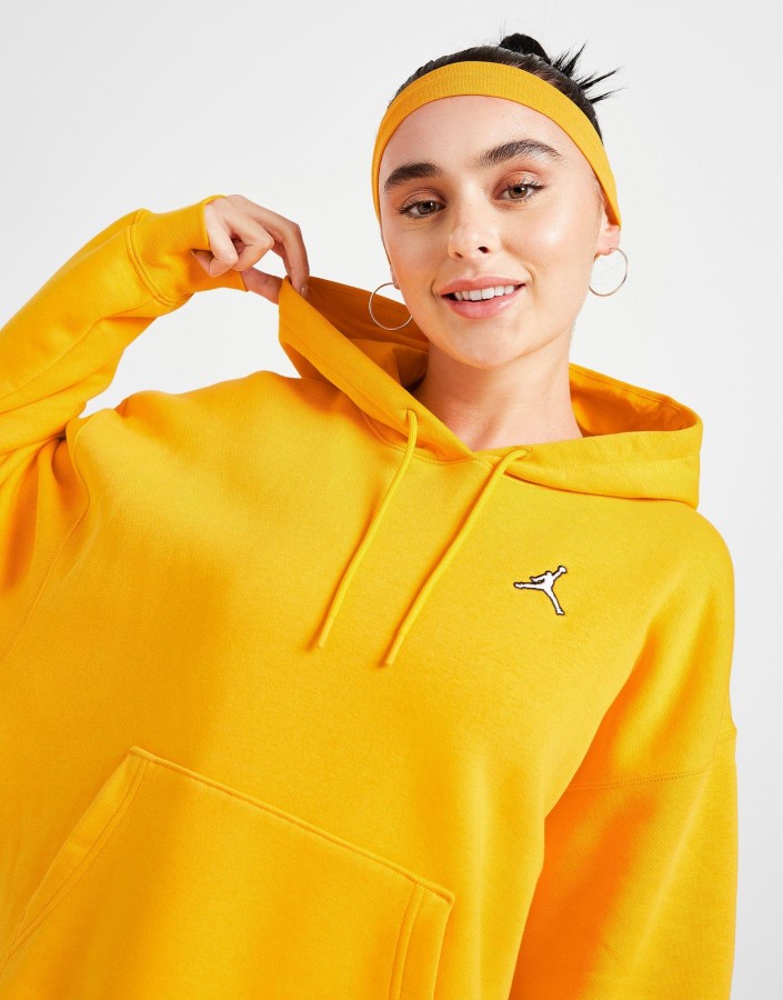 Jordan Esencijalna Majica S Kapuljačom Preko Glave žuta