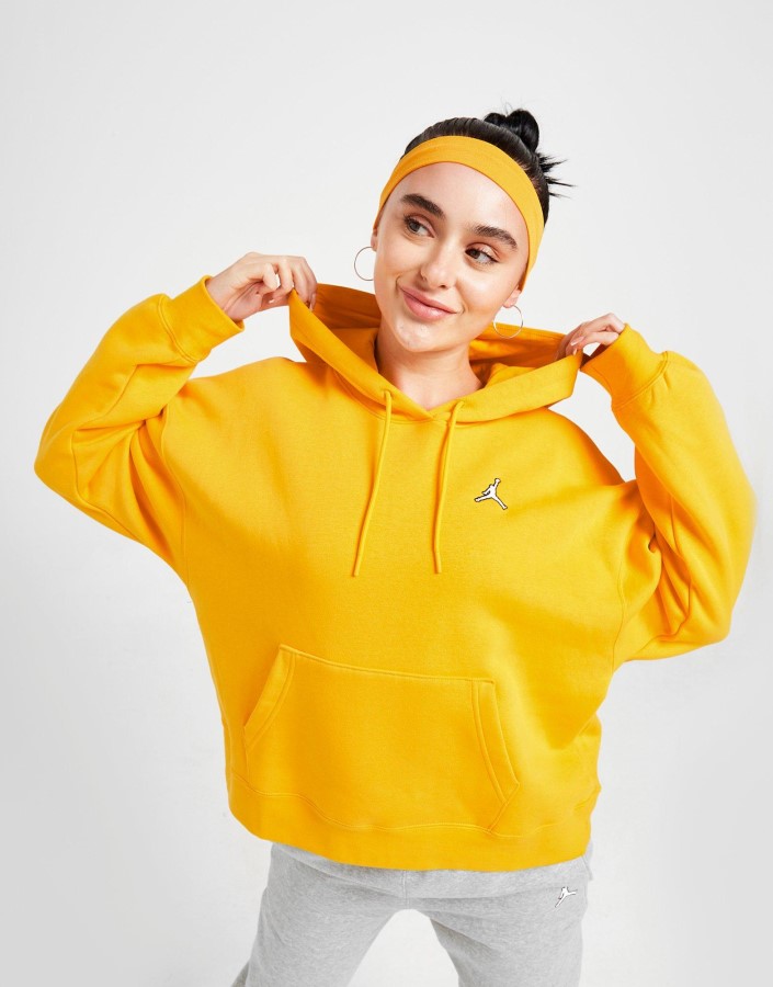 Jordan Esencijalna Majica S Kapuljačom Preko Glave žuta