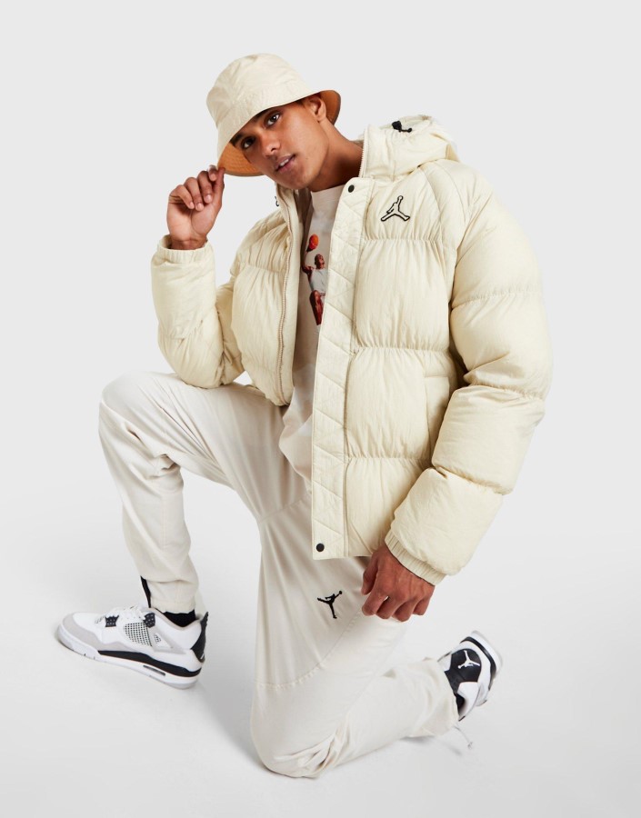 Jordan Essential Podstavljena Jakna Smeđa