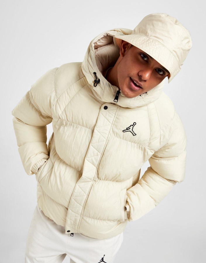 Jordan Essential Podstavljena Jakna Smeđa