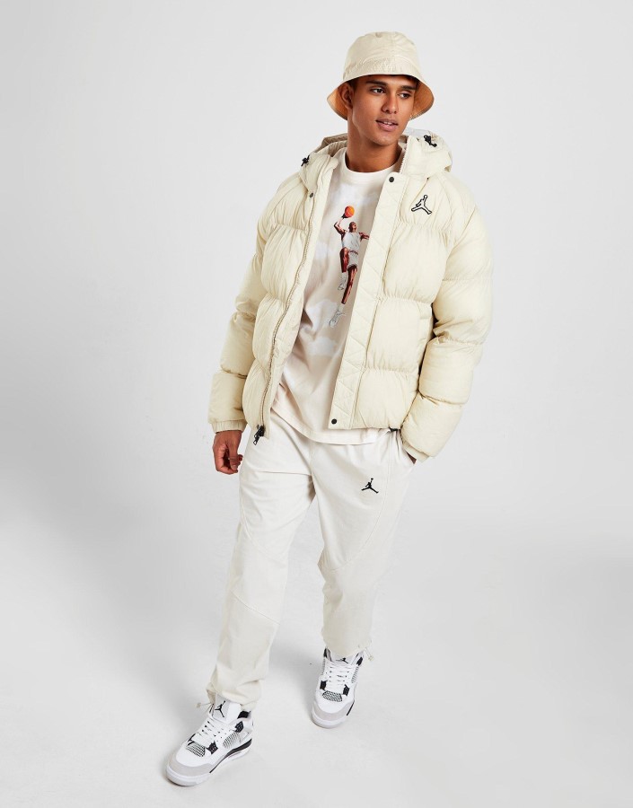 Jordan Essential Podstavljena Jakna Smeđa