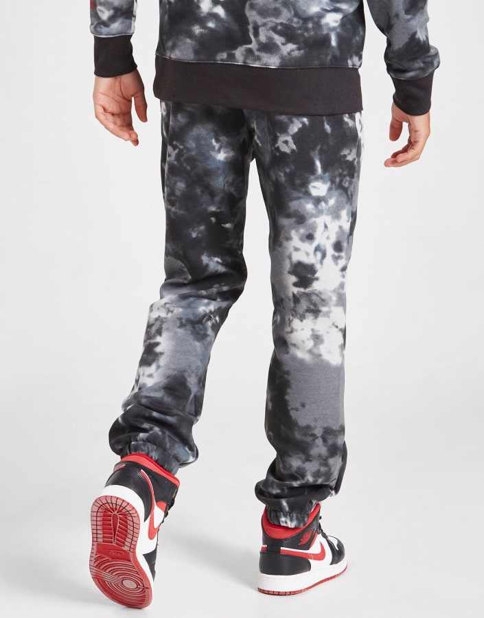 Jordan Osnove Smoke Tie Dye Joggers Junior Black