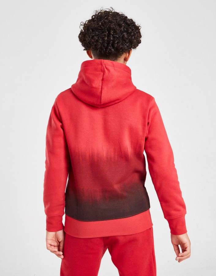 Jordan Fade Majica Preko Glave Junior Crvena