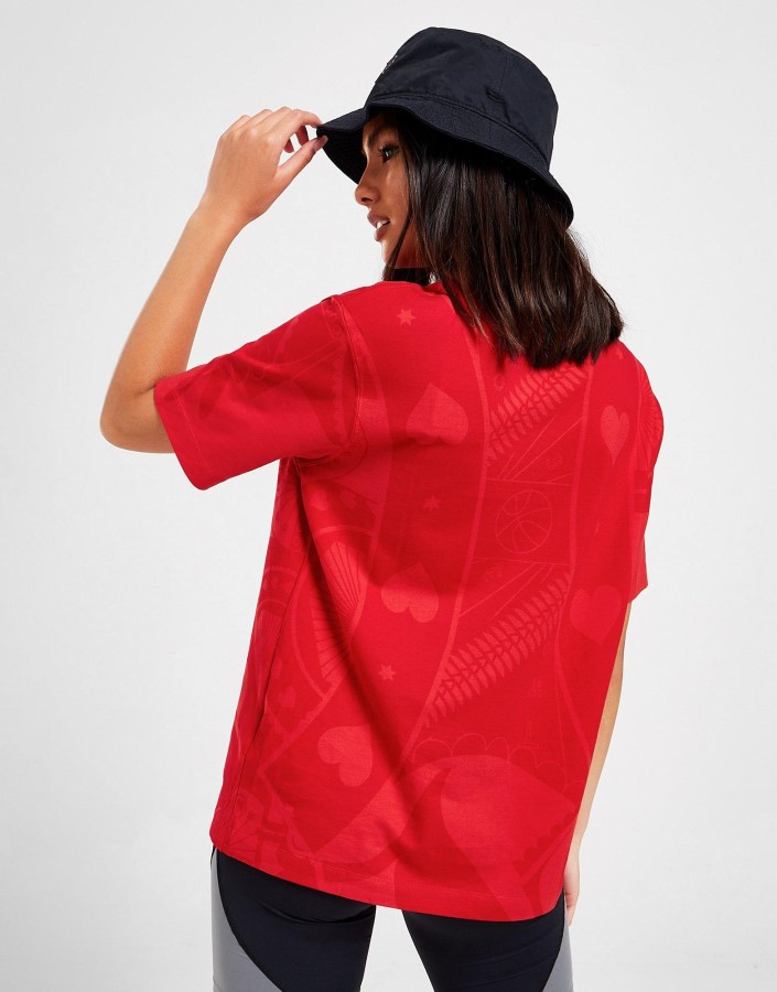 Jordan Let Kutijasta Majica Crvena