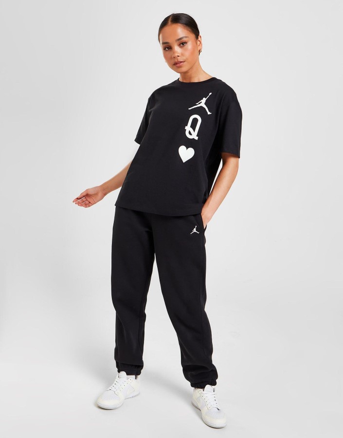 Jordan Let Kraljica Boyfriend T-shirt Crna