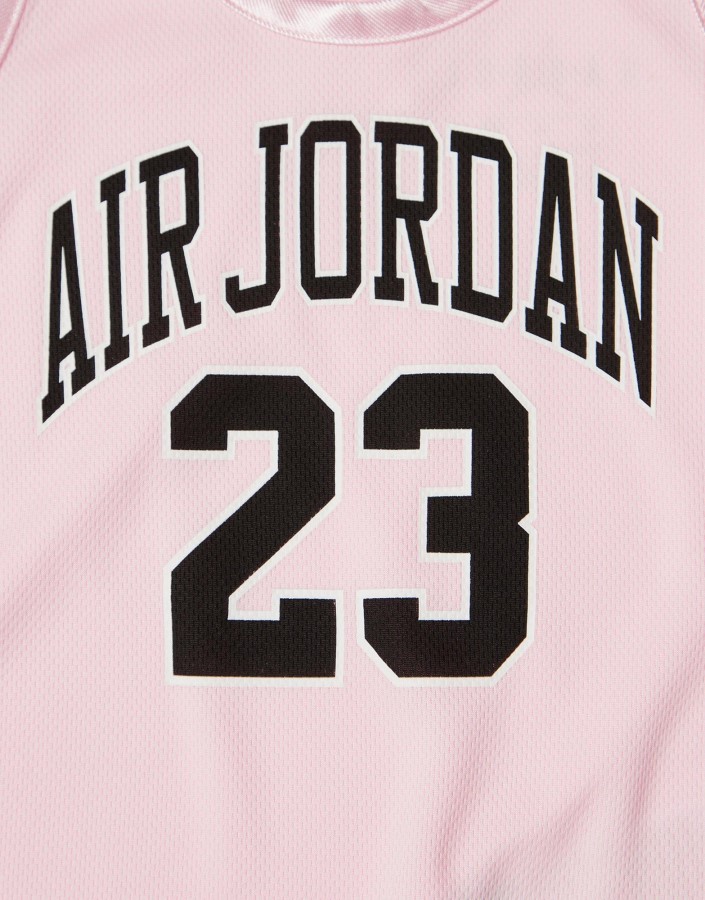 Jordan Zračne Mrežaste Hlače Za Djevojčice Ružičasta