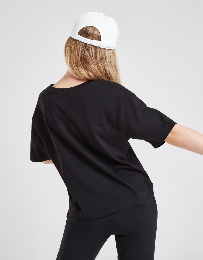 Jordan Majica Kratkih Rukava Za Djevojčice Junior Crna