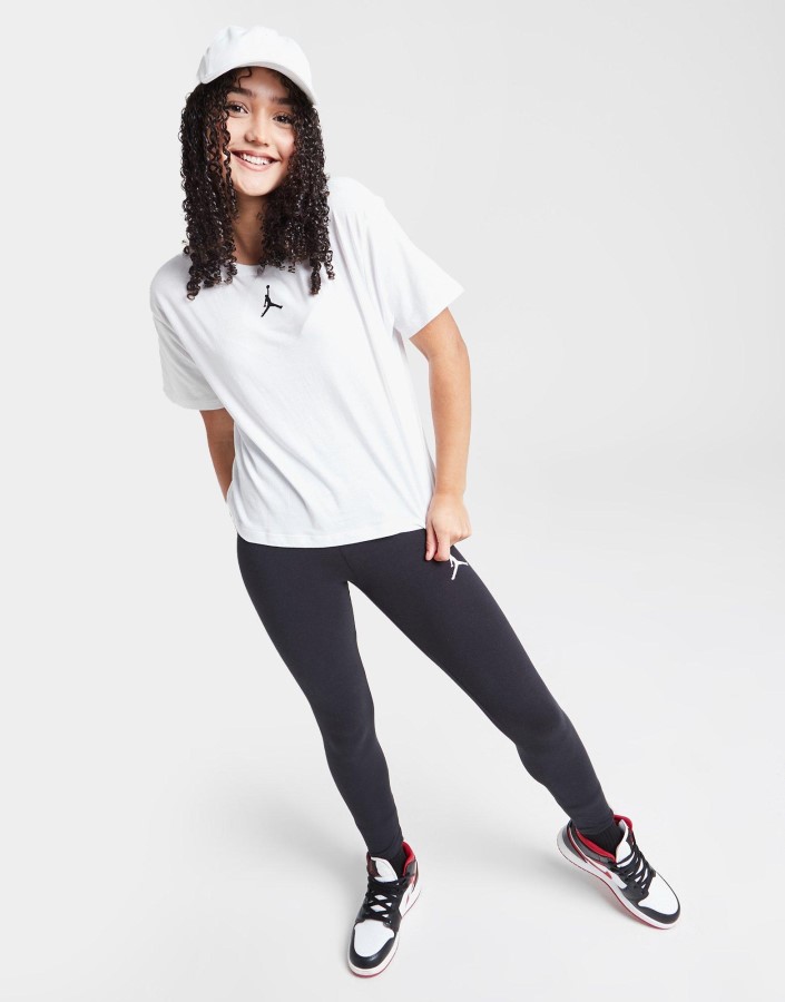 Jordan Majica Kratkih Rukava Za Djevojčice Junior Bijela