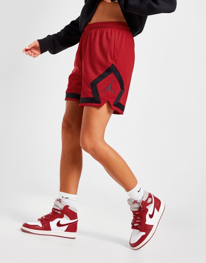 Jordan Heritage Dijamantne Kratke Hlače Crvene