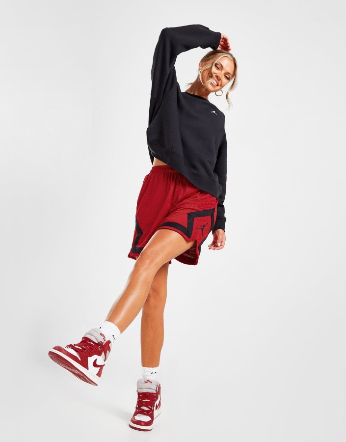 Jordan Heritage Dijamantne Kratke Hlače Crvene