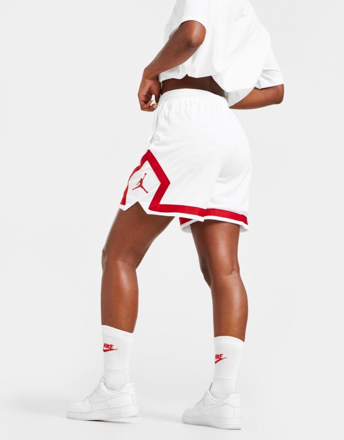 Jordan Heritage Dijamantne Kratke Hlače Bijele