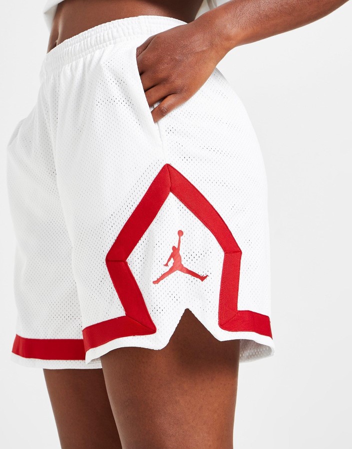 Jordan Heritage Dijamantne Kratke Hlače Bijele