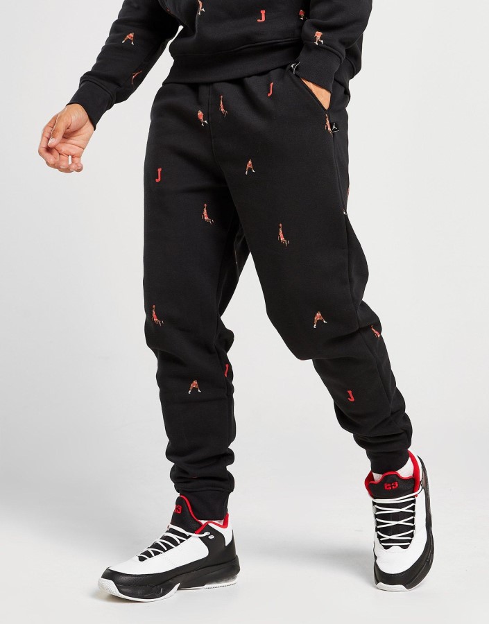 Jordan Blagdanske Flis Joggers Crne