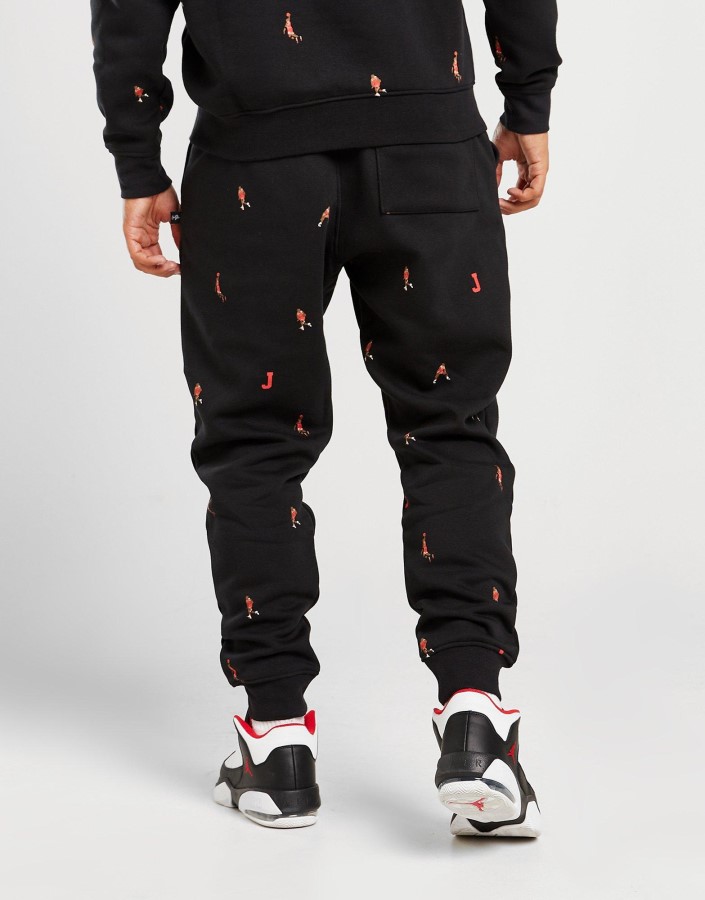 Jordan Blagdanske Flis Joggers Crne