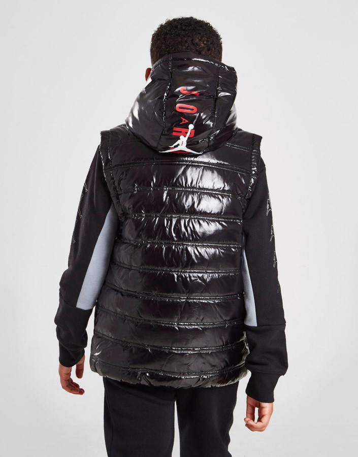 Jordan Majica S Kapuljačom Junior Crna