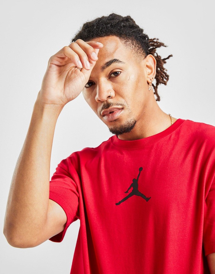 Jordan Jumpman Crew Majica Kratkih Rukava Crvena