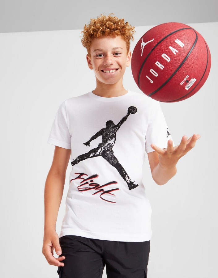 Jordan Jumpman Let T-shirt Junior Bijela