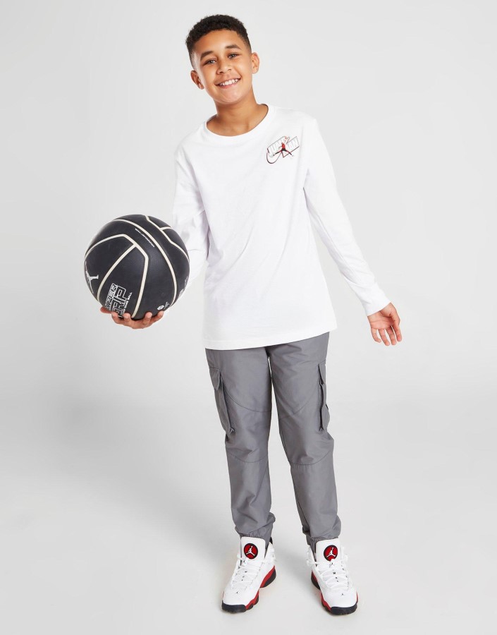 Jordan Jumpman Majica Dugih Rukava Junior Bijela