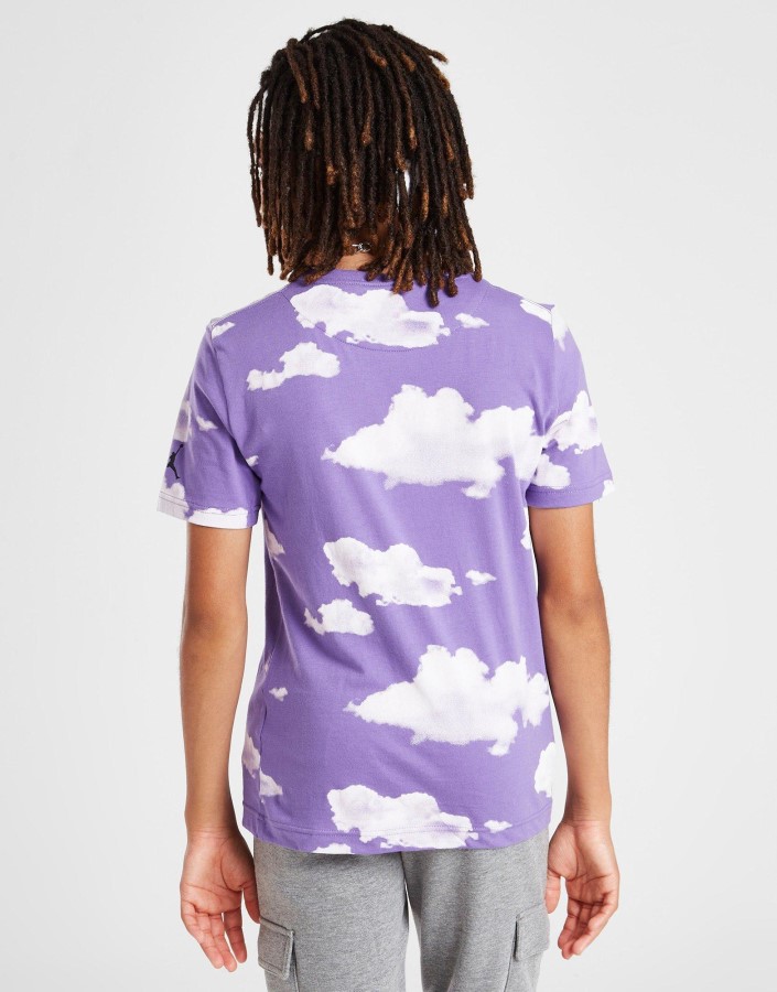Jordan Mj Cloud Grafička Majica Junior Ljubičasta