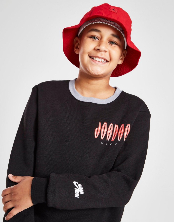 Jordan Mvp Crew Majica Junior Crna