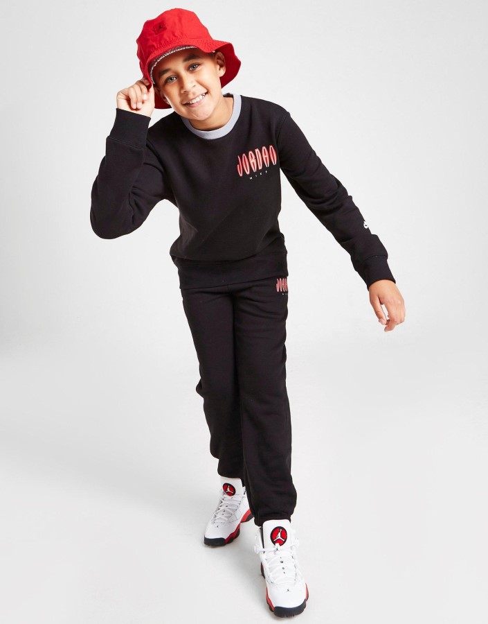 Jordan Mvp Crew Majica Junior Crna