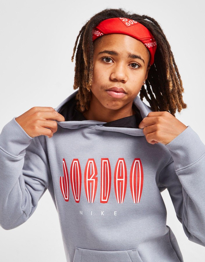 Jordan Mvp Majica S Kapuljačom Junior Siva