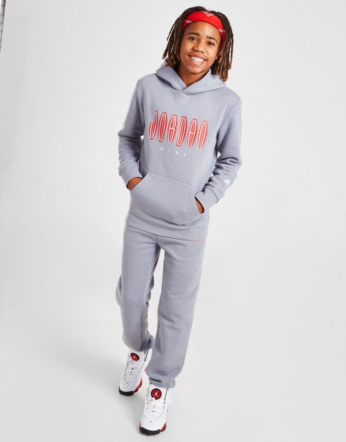 Jordan Mvp Majica S Kapuljačom Junior Siva