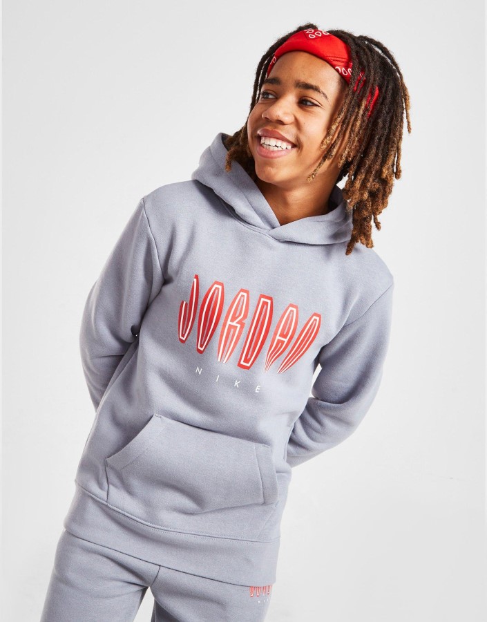 Jordan Mvp Majica S Kapuljačom Junior Siva