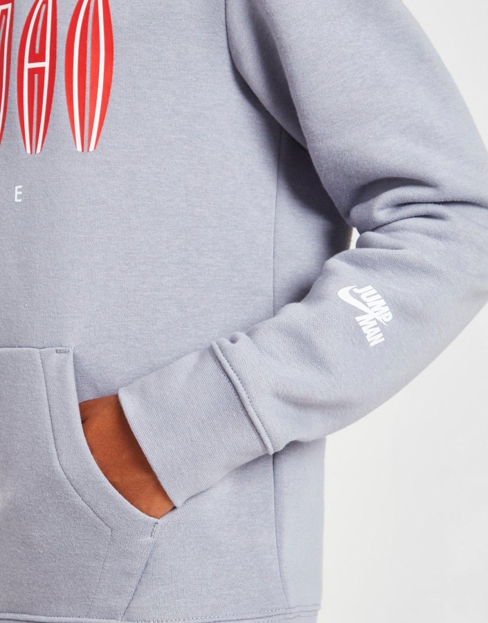 Jordan Mvp Majica S Kapuljačom Junior Siva