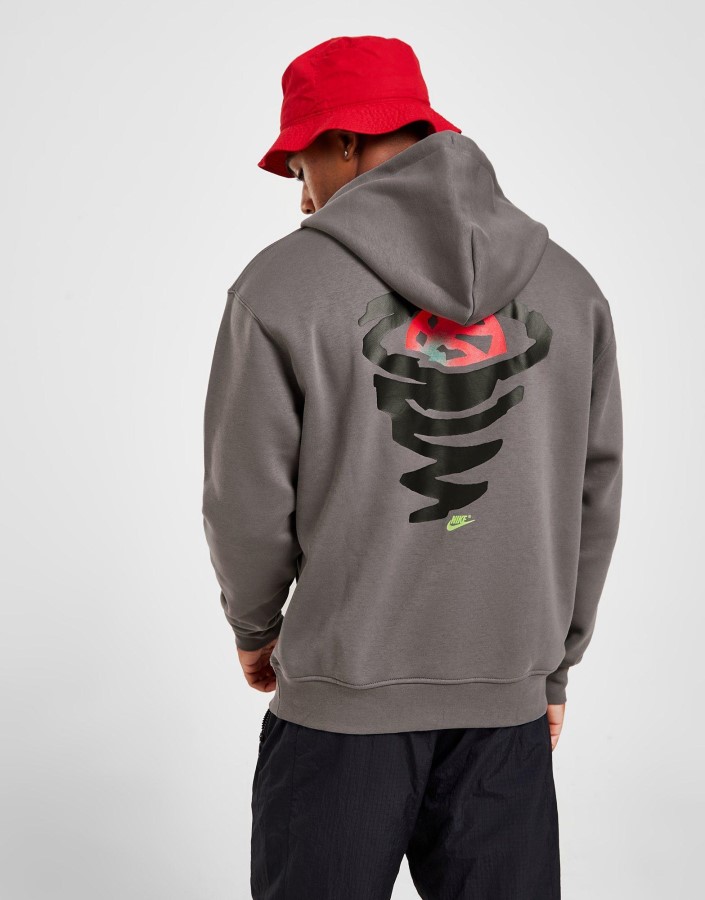 Siva Majica S Kapuljačom Jordan Mvp Multi Logo