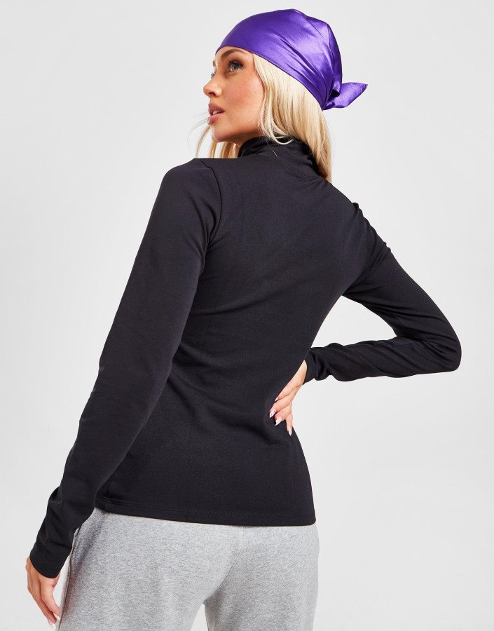 Jordan Mock Majica Dugih Rukava Crna