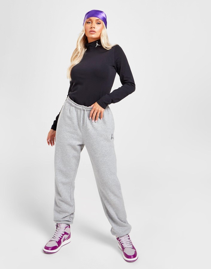 Jordan Mock Majica Dugih Rukava Crna