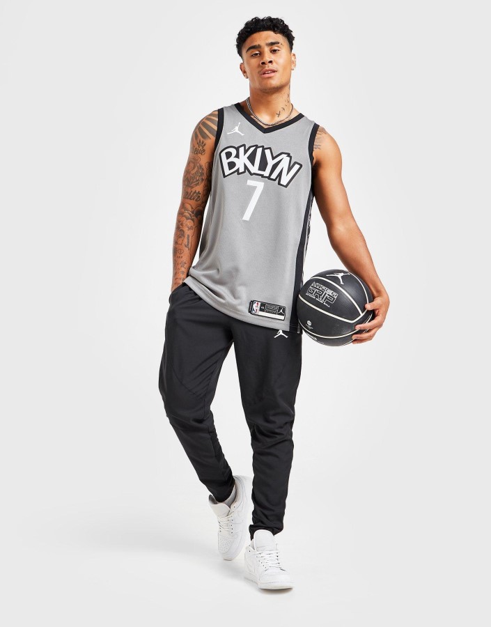 Jordan Nba Brooklyn Nets Durant #7 Swingman Dres Crni