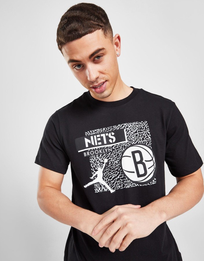Jordan Nba Brooklyn Nets Majica Crna
