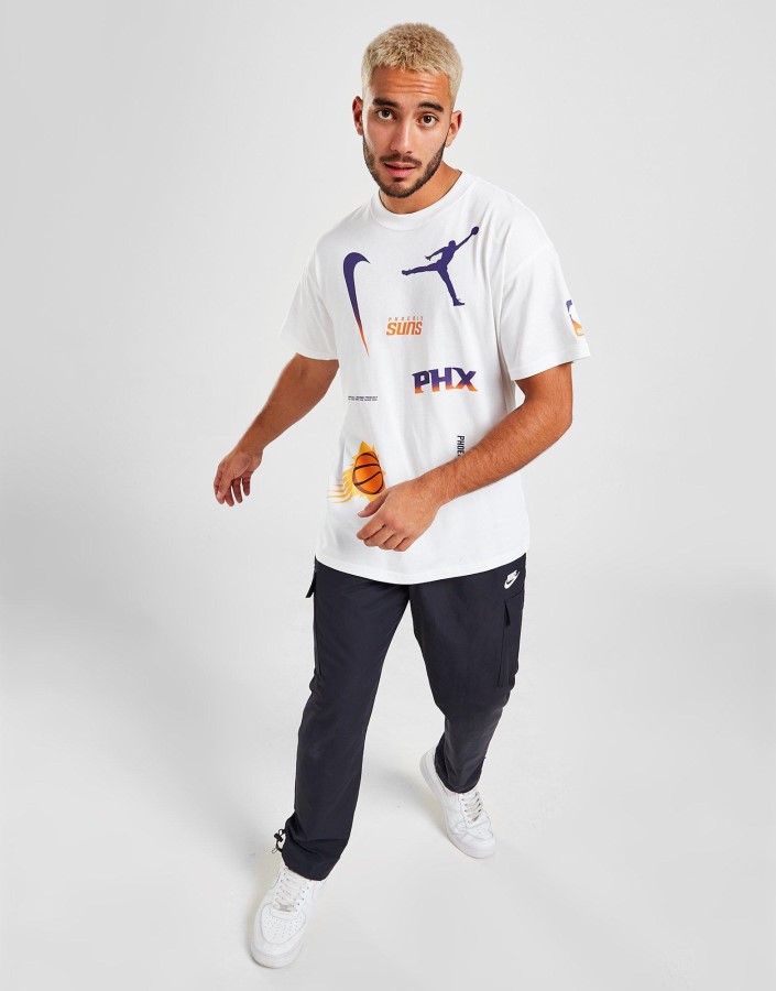 Jordan Nba Phoenix Suns Max90 Majica Kratkih Rukava Bijela