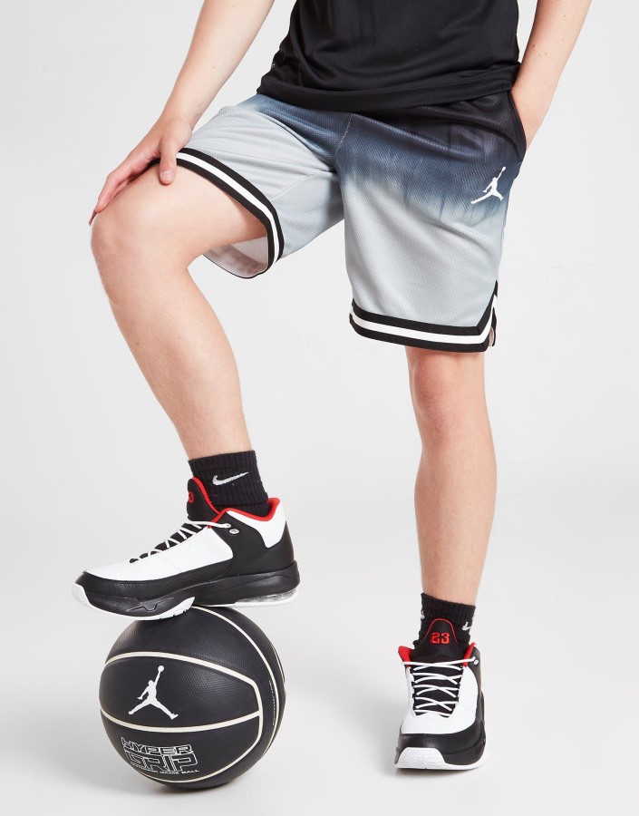 Jordan Ombre Mrežaste Kratke Hlače Junior Siva