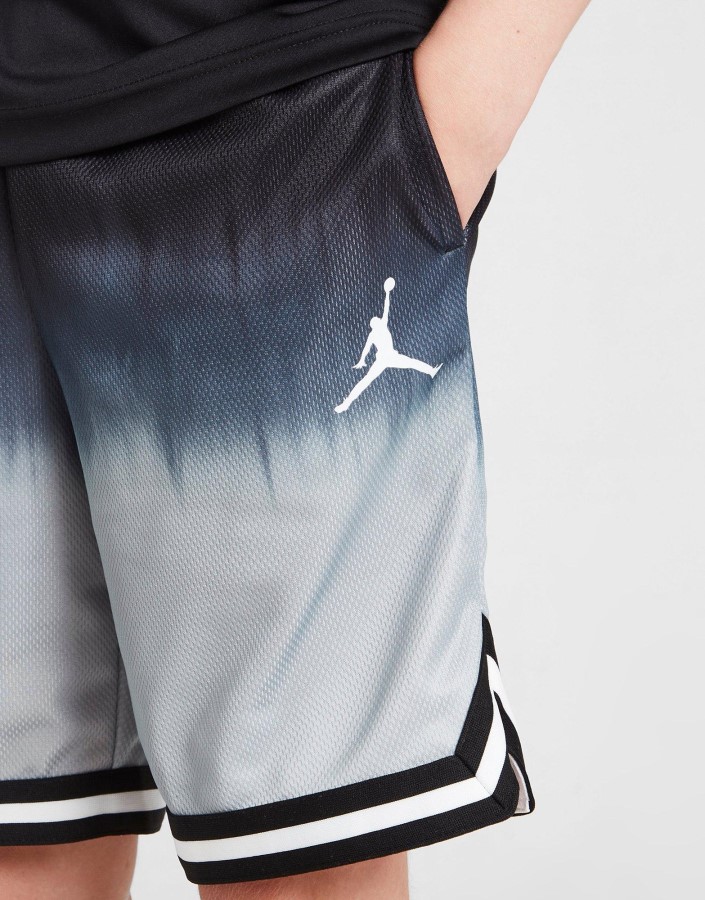 Jordan Ombre Mrežaste Kratke Hlače Junior Siva