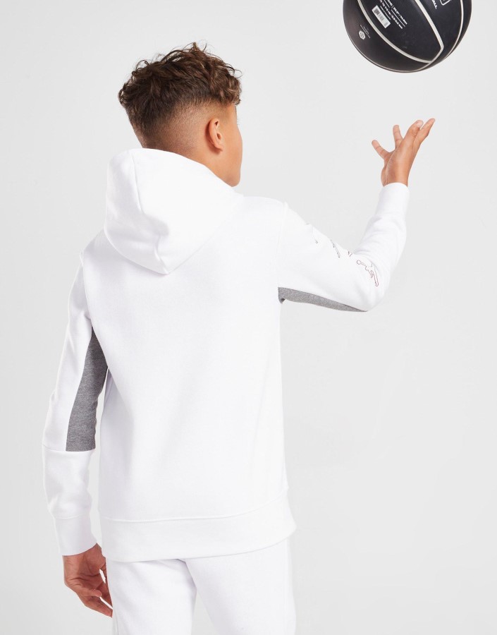 Jordan Overhead Box Repeat Majica S Kapuljačom Junior Bijela