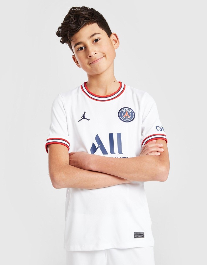 Jordan Paris Saint Germain 2021/22 četvrti Dres Junior Bijeli