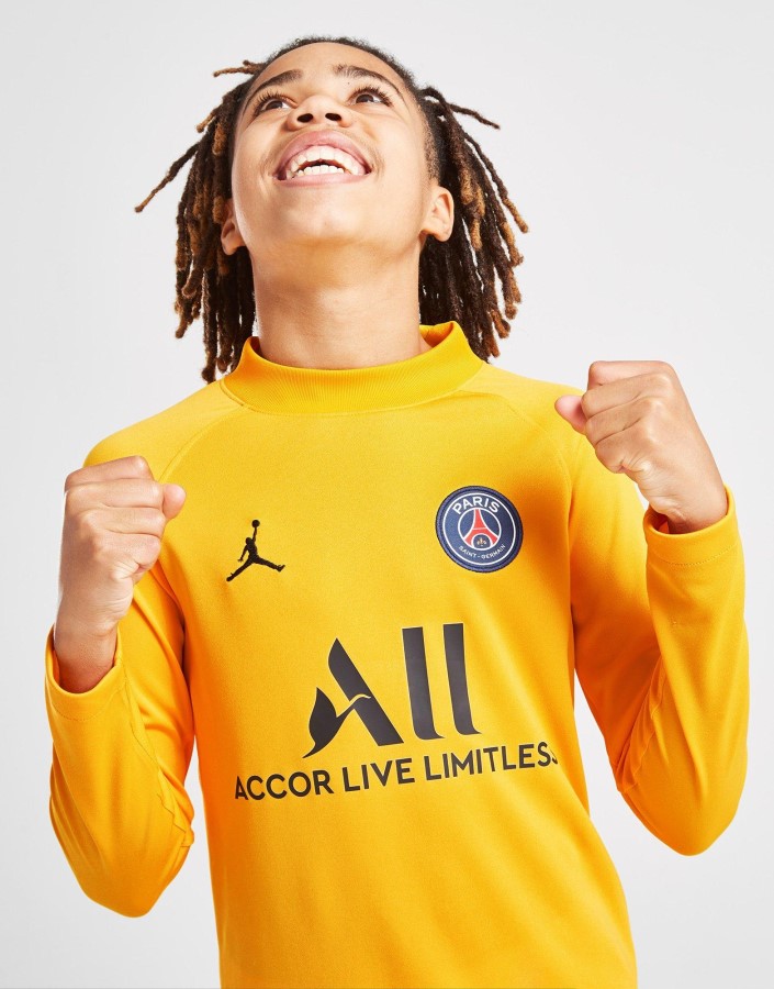 Jordan Paris Saint Germain 21/22 Majica Gostujućeg Vratara Jr Crna