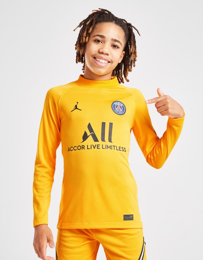 Jordan Paris Saint Germain 21/22 Majica Gostujućeg Vratara Jr Crna