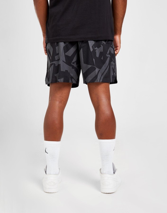 Jordan Paris Saint Germain Sve Preko Tiska Kratke Hlače Sive