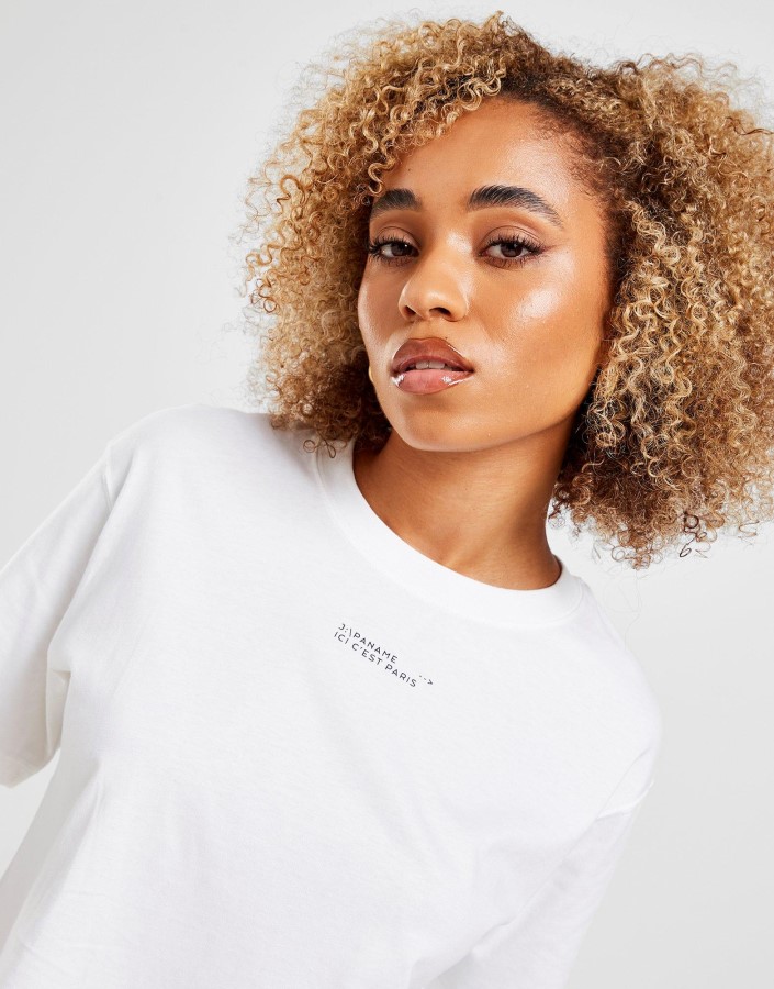 Jordan Paris Saint Germain Kutijasta Grafička Majica Bijela