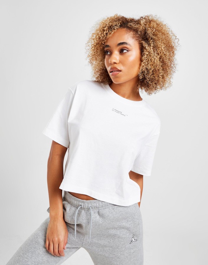 Jordan Paris Saint Germain Kutijasta Grafička Majica Bijela