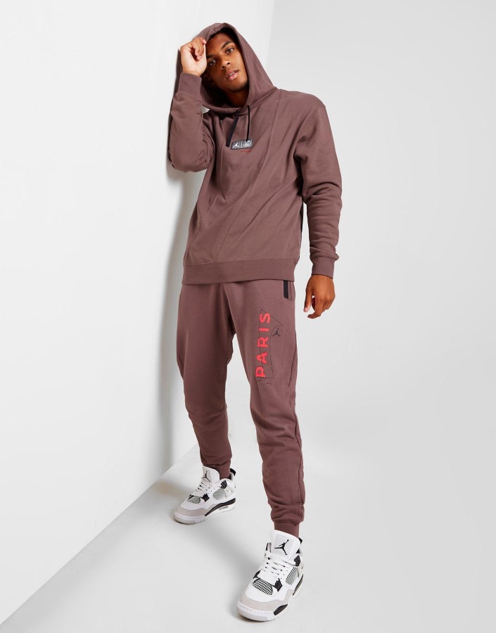 Jordan Paris Saint Germain Flis Joggers Smeđe